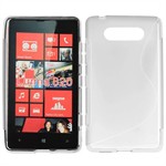 Cover fra S-Line til Lumia 820 (Transparent)